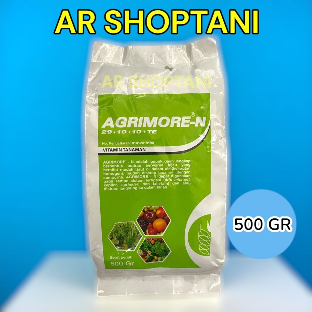 Jual AGRIMORE-N 500GR Nutrisi daun lengkap dengan kandungan nitrogen ...