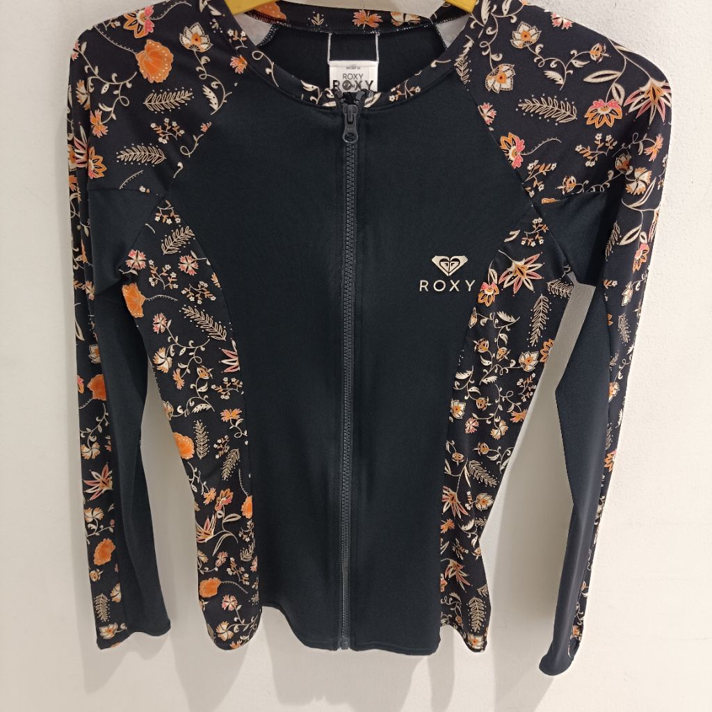 Jual Rashguard Roxy kerala Ls zip lycra | Shopee Indonesia