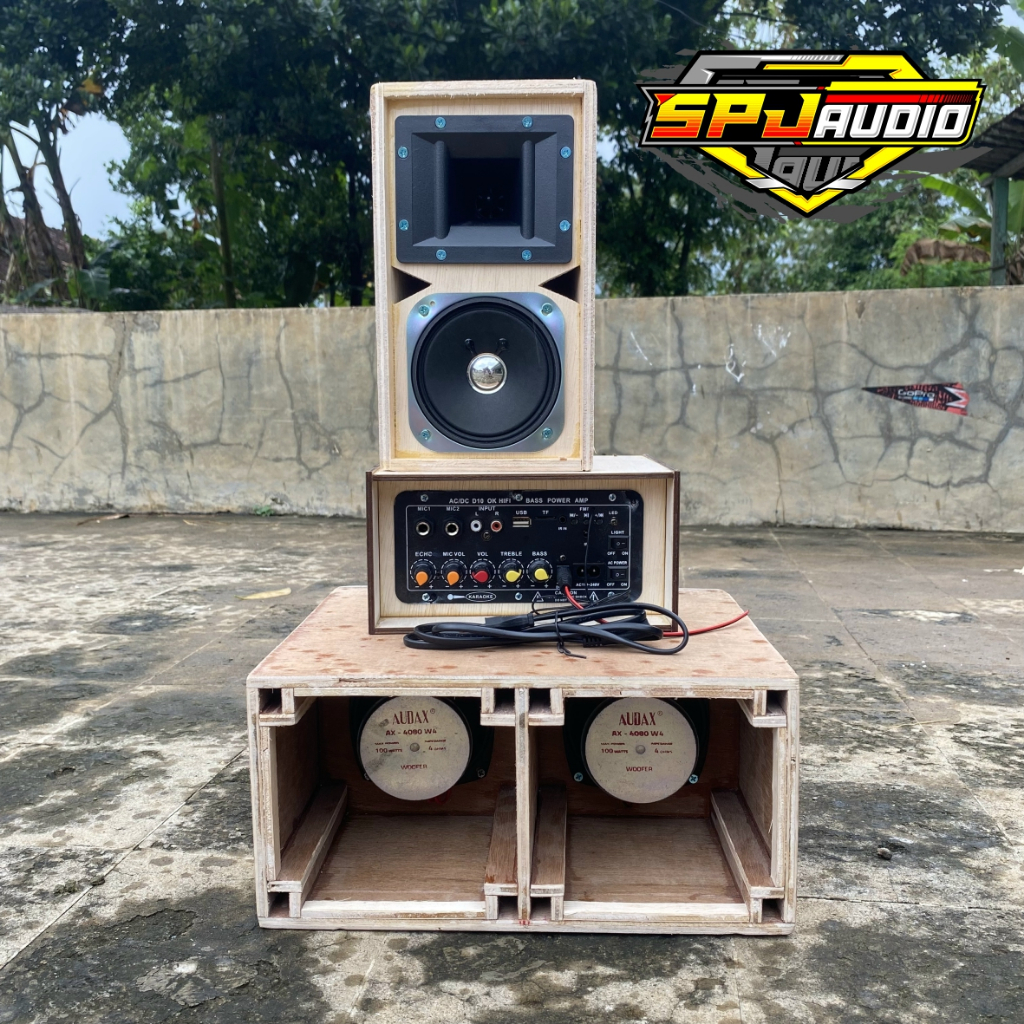 Jual Paket Sound Miniatur Fullset Box Planar 4 Inch dan Line Array 4 ...