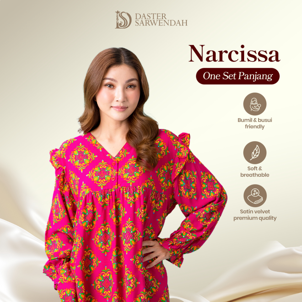 Jual Daster Sarwendah - NARCISSA - One Set Panjang - Rayon Premium ...