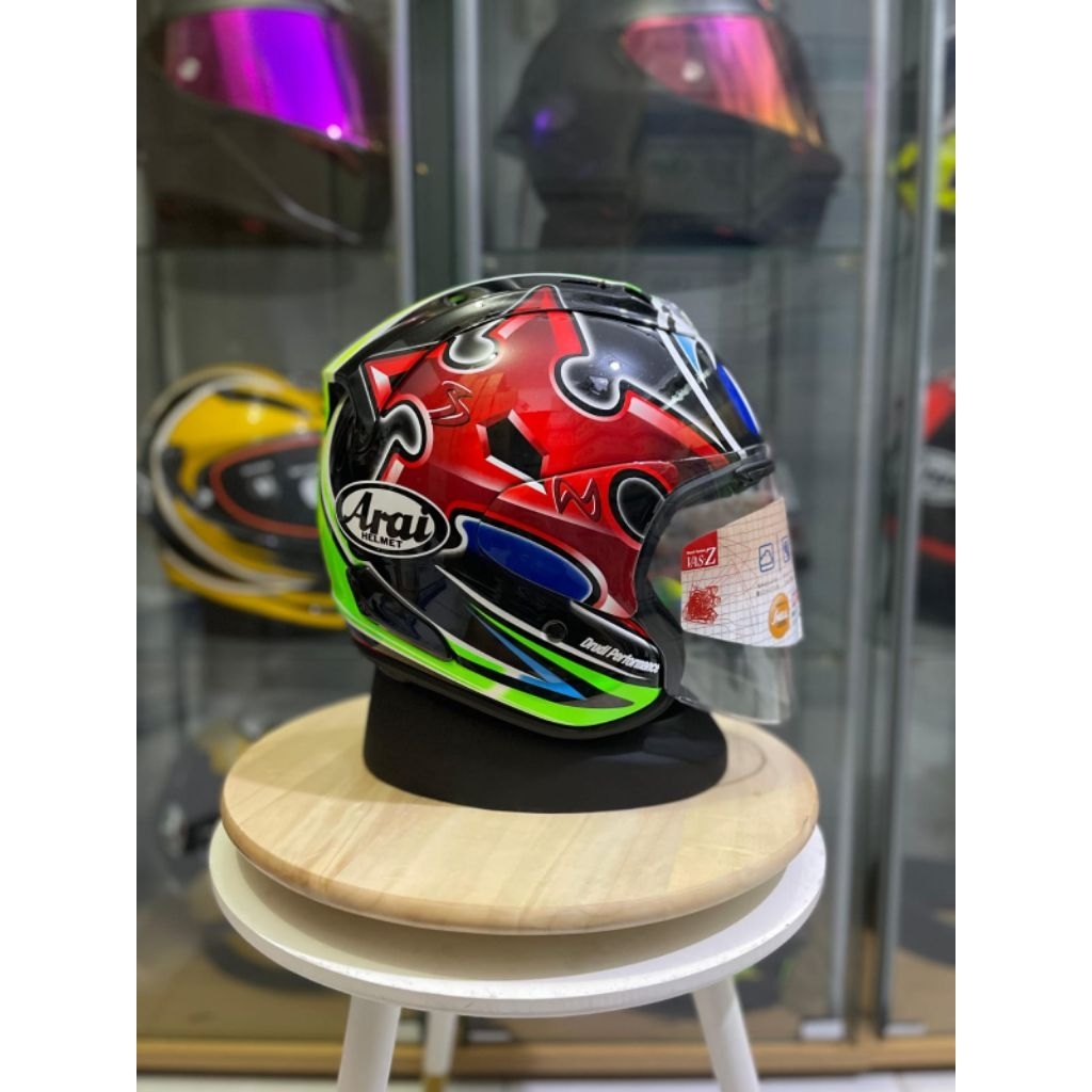 Jual Helm halfface Vz ram vzram premium nakano shuriken green not