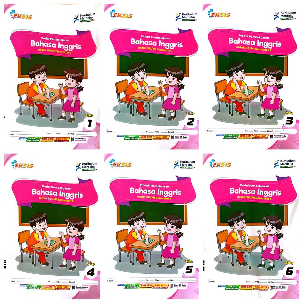 Jual BUKU LKS SD MI EKSIS BAHASA INGGRIS KELAS 1 2 3 4 5 6 SEMESTER 1 ...