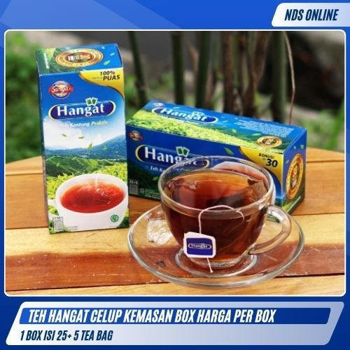 Jual Teh Celup Hangat 30 | 1 Box isi 30 Tea Bag | Teh Kantong Praktis ...