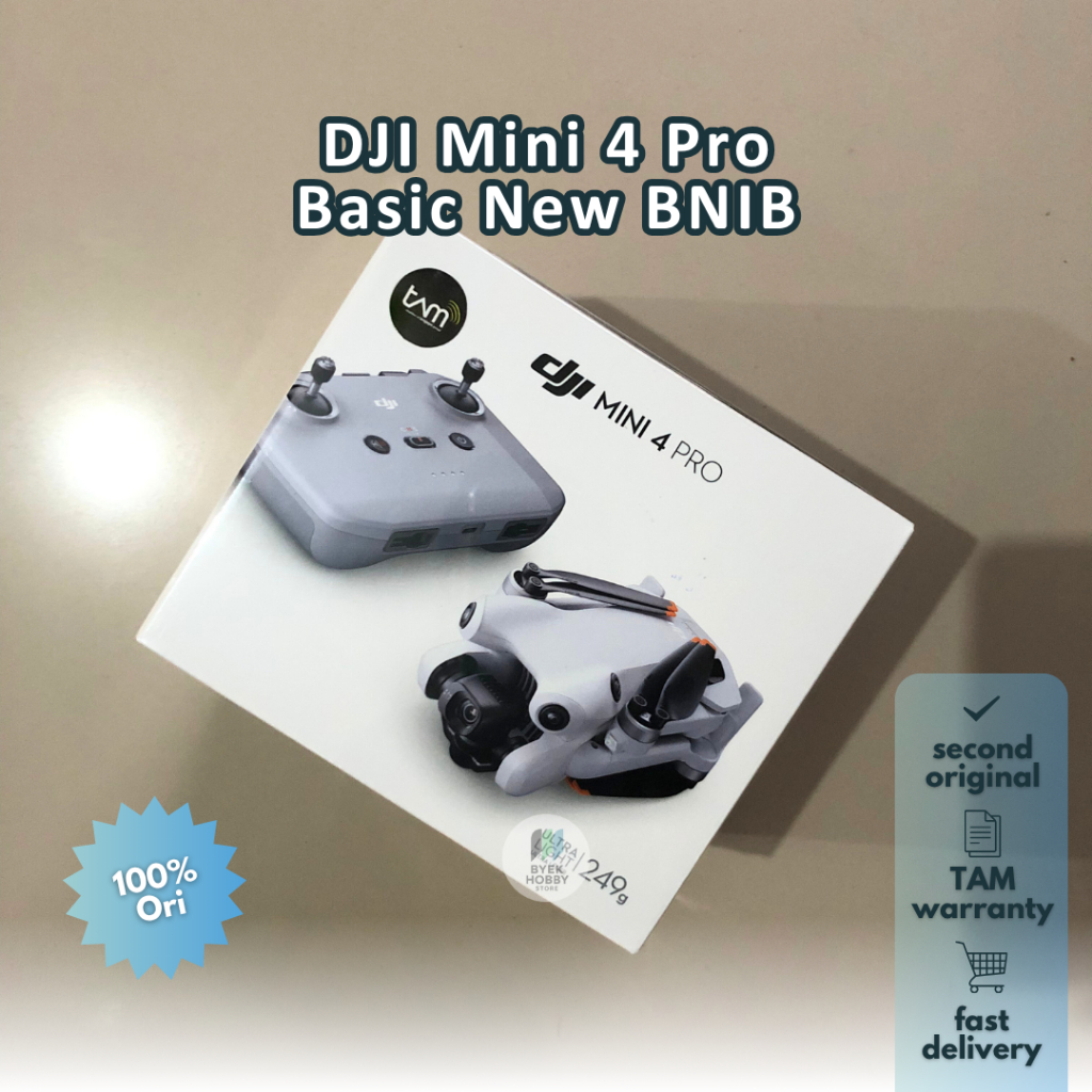 Jual Drone DJI Mini 4 Pro Basic New Segel BNIB Original (Drone 4K ...