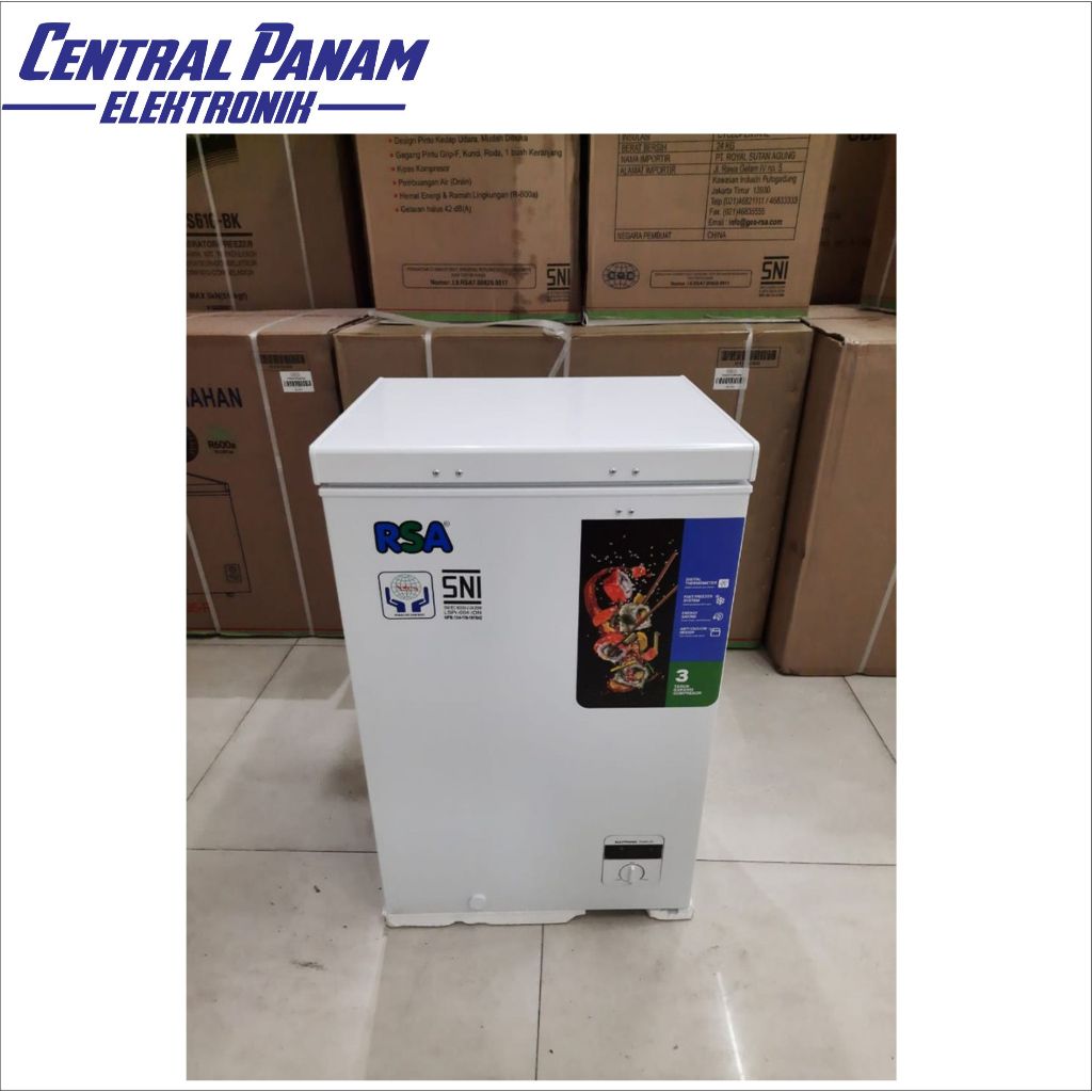 Jual RSA Chest Freezer 96L CF110 Central Panam Elektronik | Shopee ...