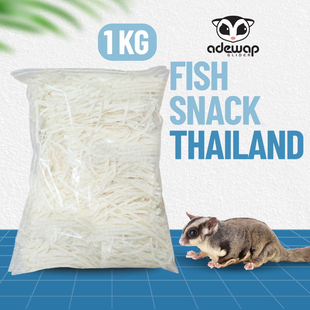 Jual ADEWAP GLIDER Fish Snack Thailand Camilan Sugar Glider - 1KG ...