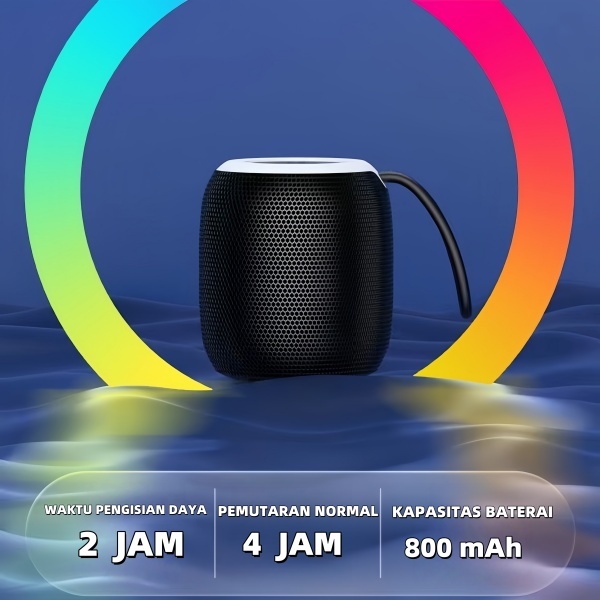 Jual Speaker Bluetooth Portable RGB Super Bass Speaker LED Bluetooth ...
