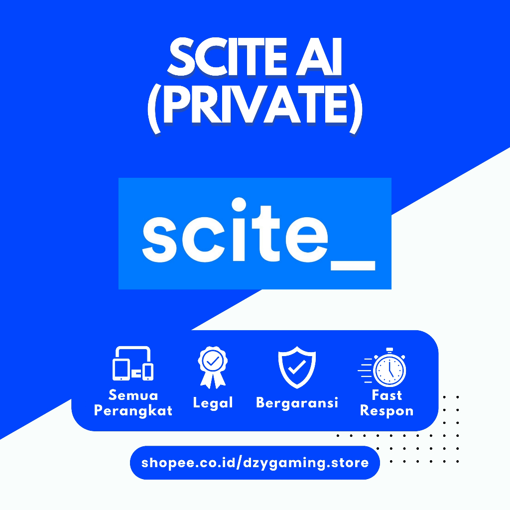 SCITE AI PREMIUM PRIVATE FULL GARANSI
