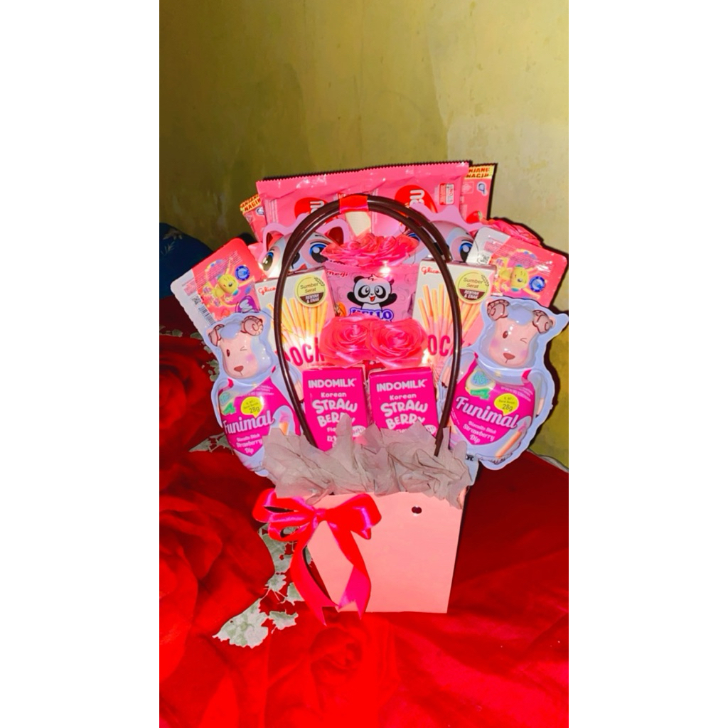 Jual BLOOM BAG SNACK / BUCKET BOX | Shopee Indonesia
