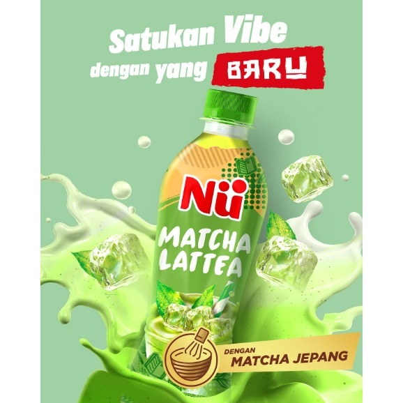 Jual Nu Green Tea Matcha Latte Botol 330ml | Shopee Indonesia