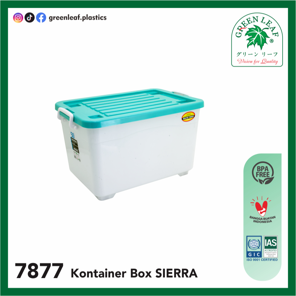 Jual Green Leaf SIERRA Container With Wheels - 25 L / Tempat ...