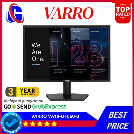 Jual MONITOR VARRO 19-OFC60-B 60Hz - 5MS - HD | Shopee Indonesia