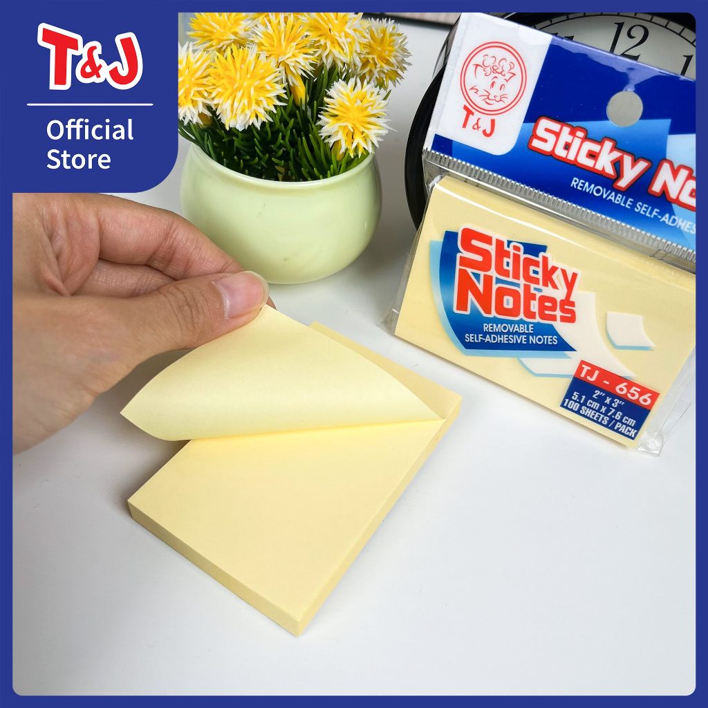 Jual T&J Labels Sticky Notes TJ - 656 | Shopee Indonesia