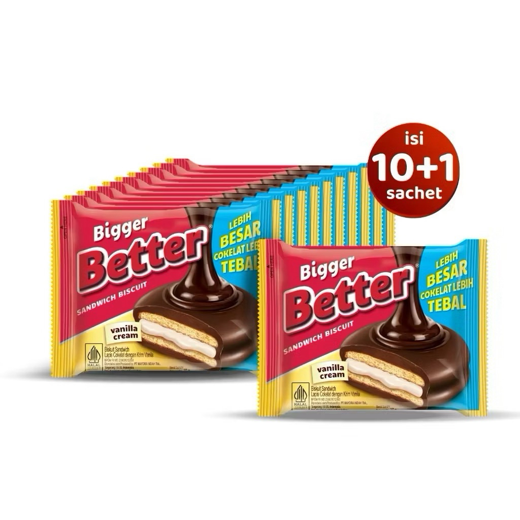 Jual Biskuit Better Sachet Box Vanilla Cream dan Caramel (NEW VARIAN ...
