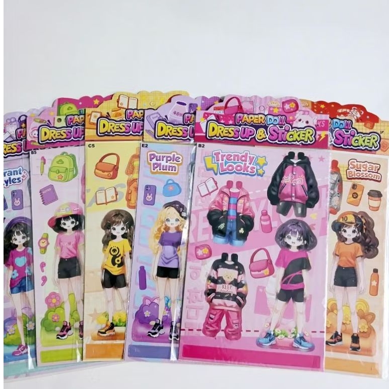 Jual Mainan Paper Doll Dress Up & Stiker Funny Girl | Shopee Indonesia