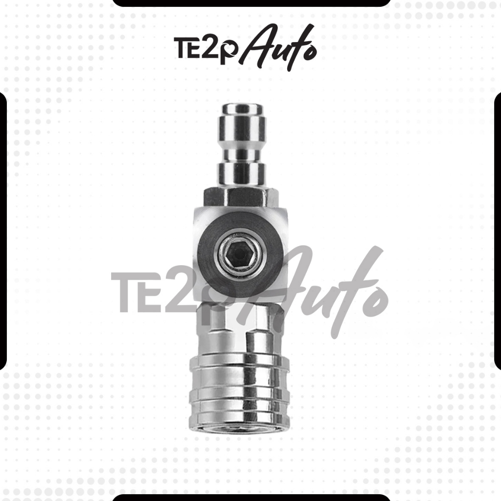 Jual Te2p Auto Konektor Dual Nozzle Tip 2IN1 Quick Release Adaptor 1/4 ...
