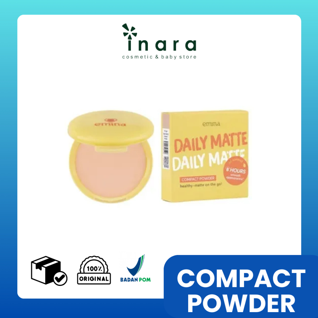 Jual Emina Daily Matte Compact Powder 11 g | Shopee Indonesia
