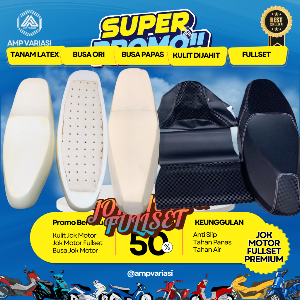 Jual Jok Latex - Busa Latex Jok Motor Beat Vario Scoopy Pcx Supra ...