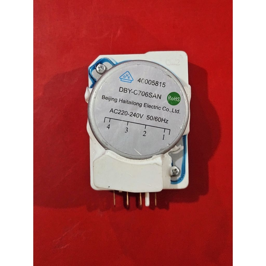 Jual TIMER 1-3 KULKAS 2 PINTU POLYTRON ORIGINAL RoHS DBY-70SAN AC220 ...
