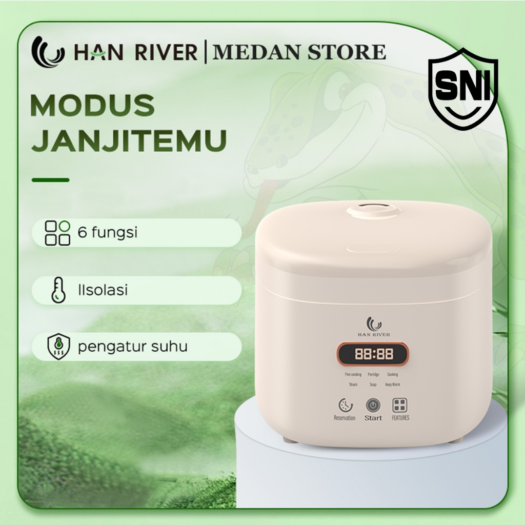 Jual HAN RIVER Medan Rice Cooker 1.2L Magic Com Touch Screen Smart