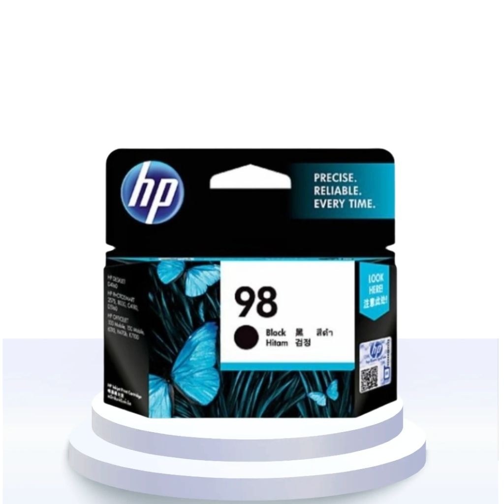 Jual Tinta Cartridge Hp 98 Black [ Hitam ] Original | Shopee Indonesia
