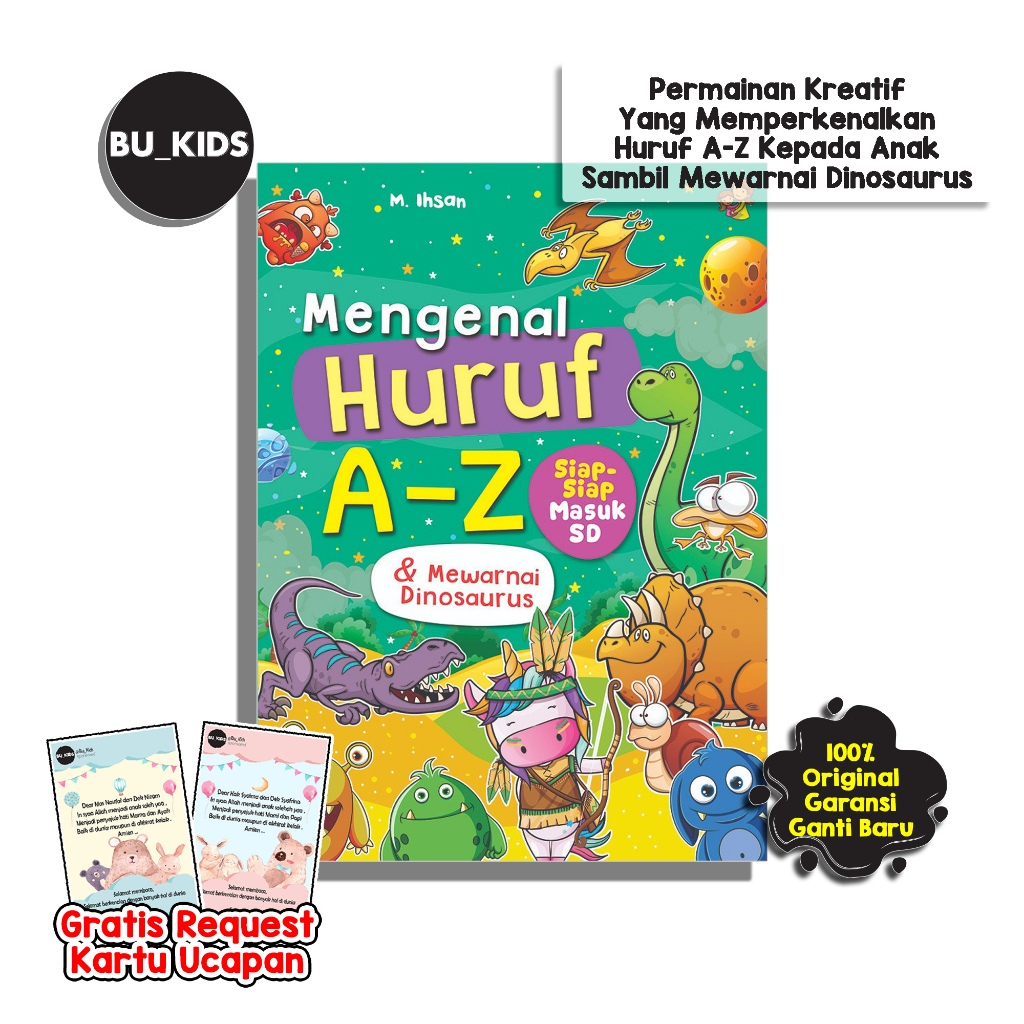 Jual Buku Aktivitas Anak TK & PAUD Mengenal Hurf A - Z | Shopee Indonesia