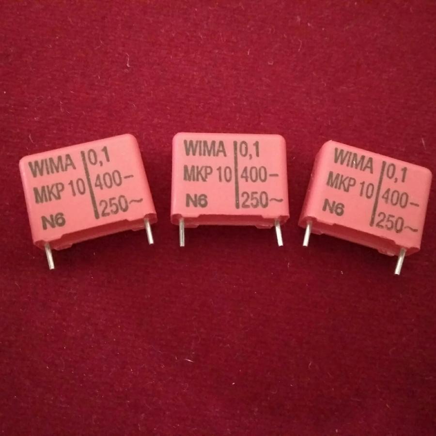 Jual Genuine WIMA MKP10 0.1uF 100nF 250V- 180V~ / 0.1uF 100nF 400V ...