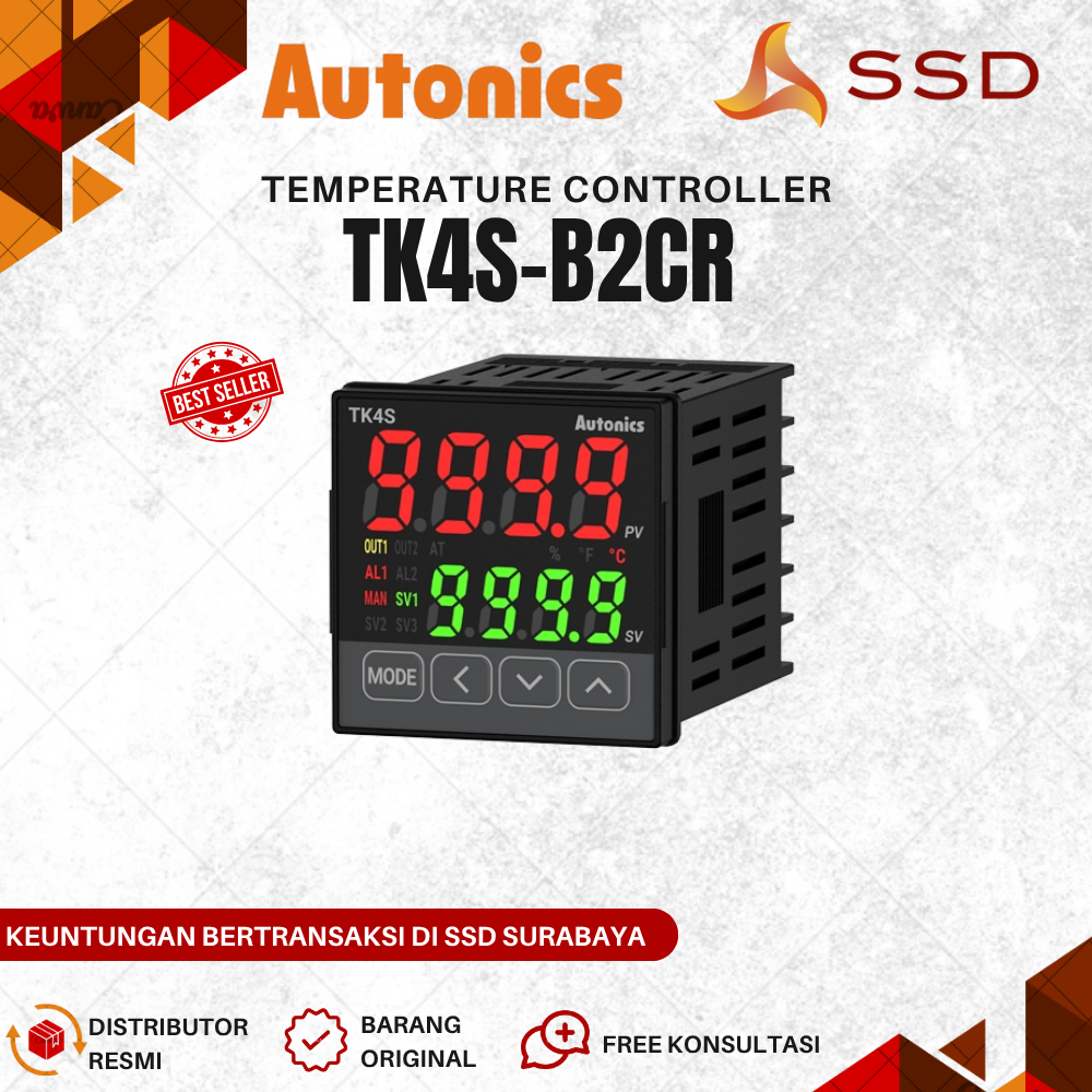Jual Temperature Controller Autonics TK4S-B2CR | Shopee Indonesia