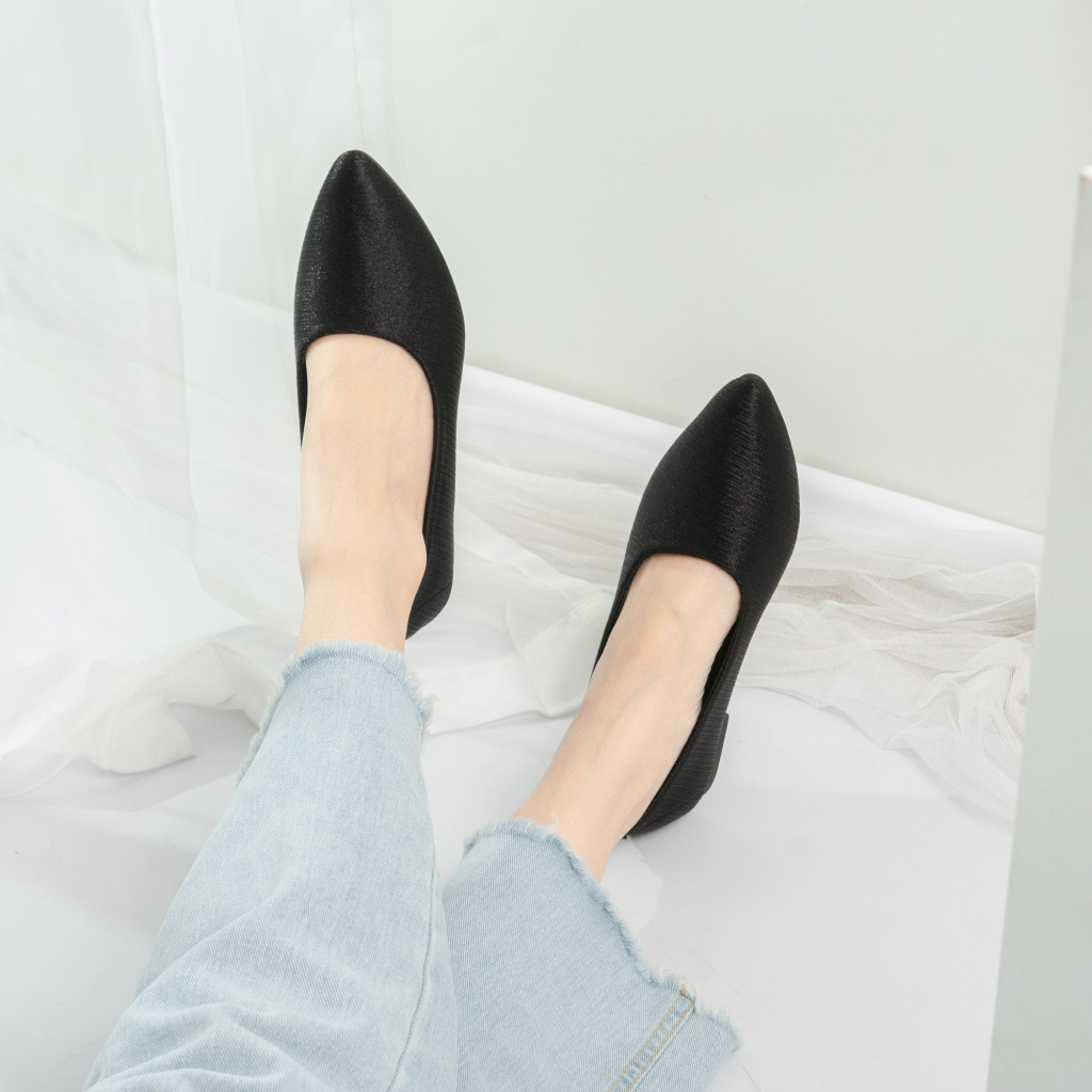 Jual Holic Sepatu Wanita Flatshoes Sepatu Kerja Polos Bn 01 | Shopee ...