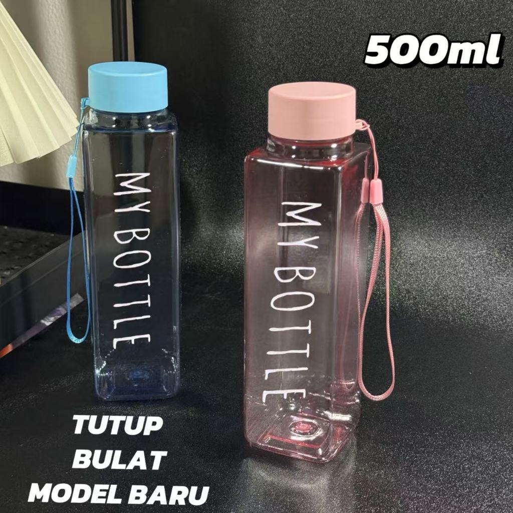 Jual BOTOL MY BOTTLE KOTAK BOTOL TUTUP BULAT 500ML BPA FREE | Shopee ...