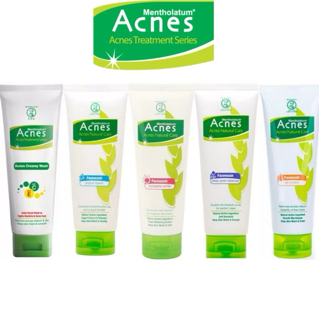 Jual Acnes Natural Care Facewash 50ml | Acnes Creamy Wash 50ml | Acnes ...