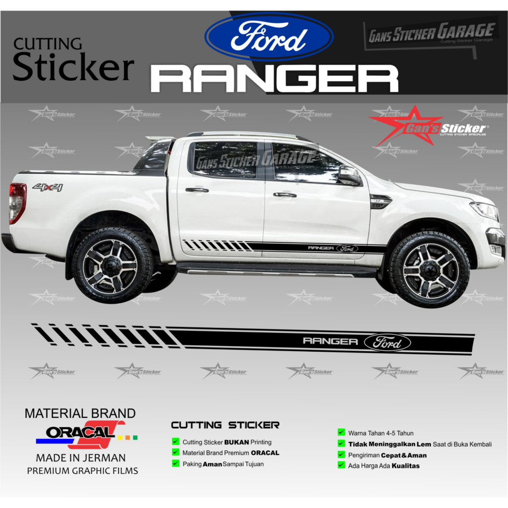 Jual Sticker Ford Ranger Aksesoris Ford Ranger | Shopee Indonesia