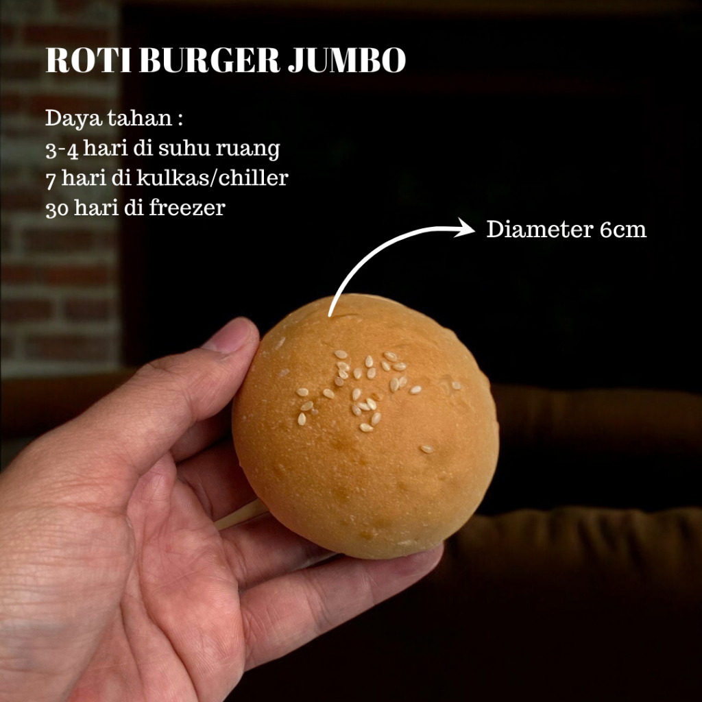 Jual 6PCS ROTI BURGER ORIGINAL MINI LEMBUT DAN FRESH | Shopee Indonesia