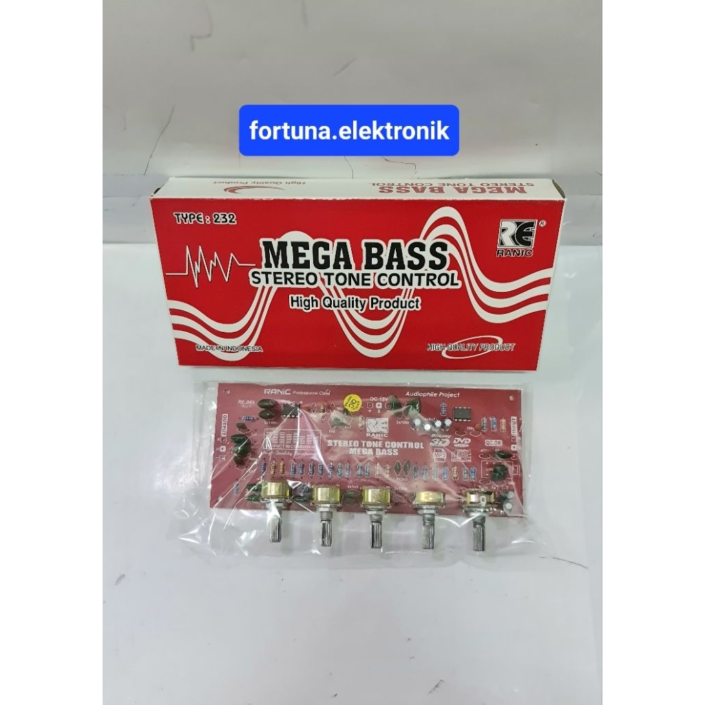 Jual RANIC TONE CONTROL STEREO PLUS MIDDLE MEGABASS TYPE (232)4588 ...