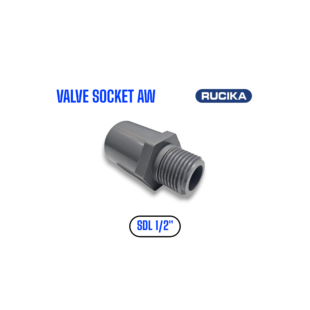 Jual RUCIKA / SDL - Sock Drat Luar / VALVE SOCKET AW | Shopee Indonesia