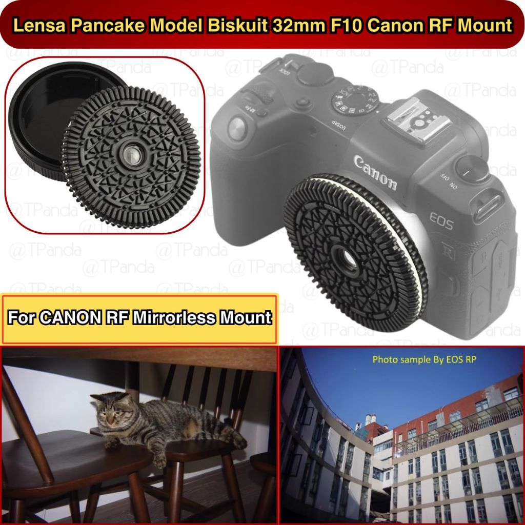 Jual LENSA Model BISKUIT 32mm F10 For CANON EOS RF Mount Kamera ...