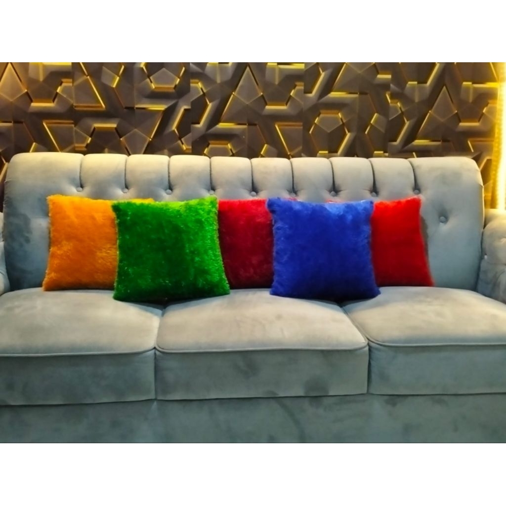 Jual Sarung bantal sofa Bulu 40x40 Rasfur Premium Anti rontok | Shopee ...