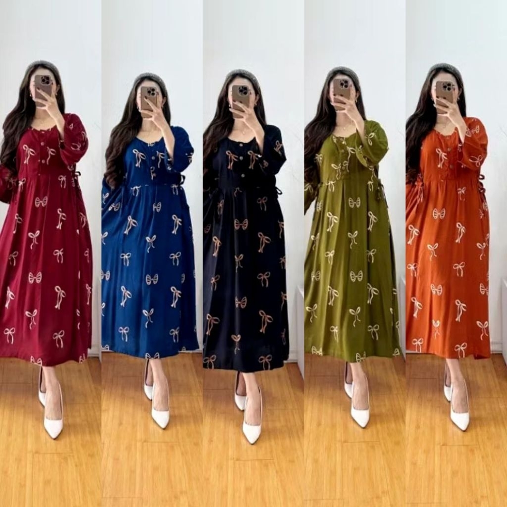 Daster Pita Rayon Jumbo Busui Bumil Nyaman