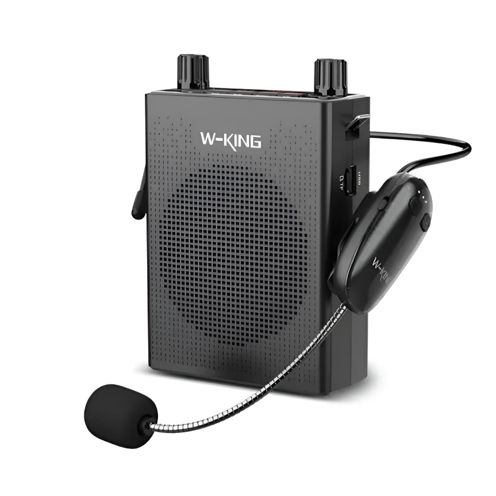 Jual Speaker Bluetooth WKING KS16 Pinggang Microphone Portable Guru ...