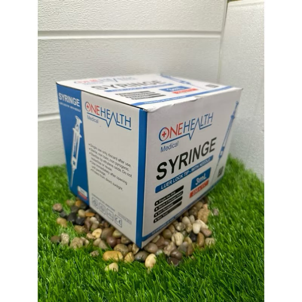 Jual ONEHEALTH SPUIT 3 CC PER BOX ISI 100 SYRINGE 3 CC PER BOX ISI 100 ...