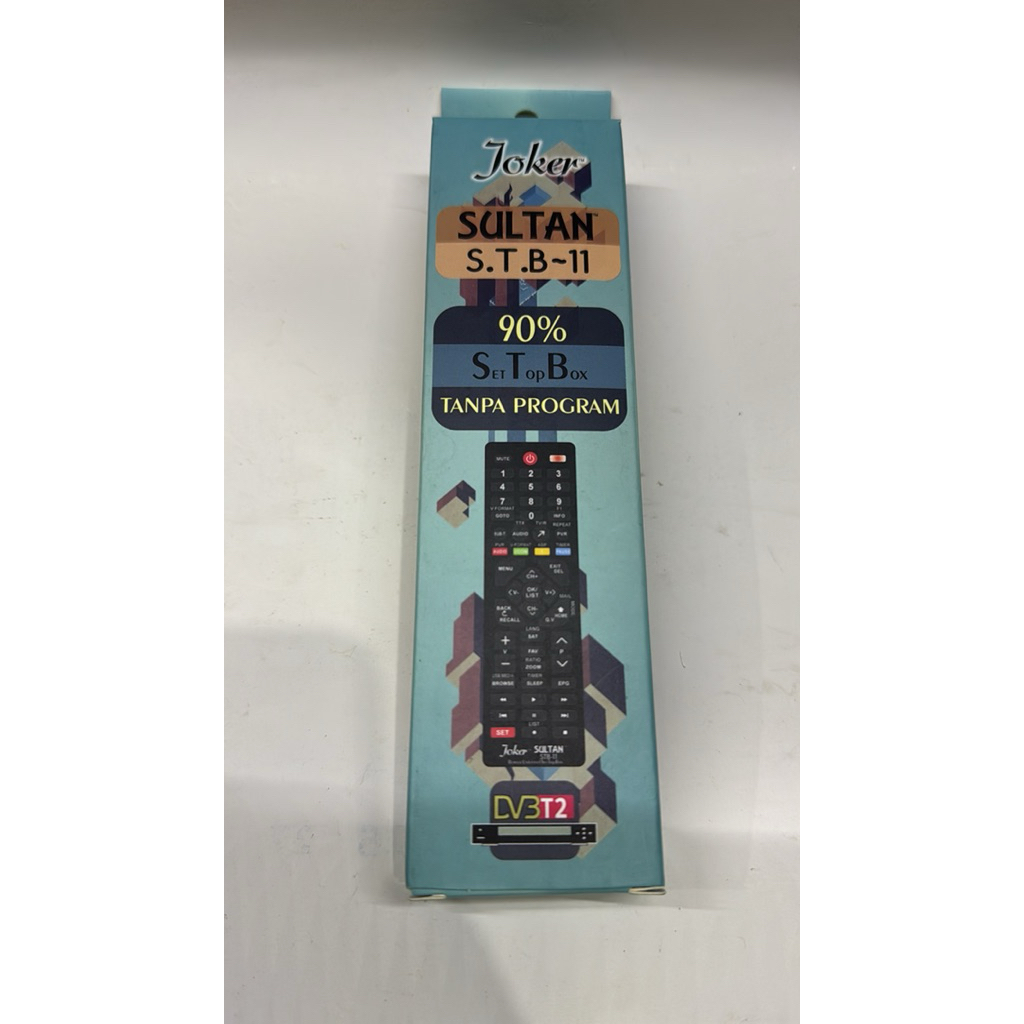 Jual Remote / Remot Joker Sultan stb-11 set top box dvb t2 universal ...