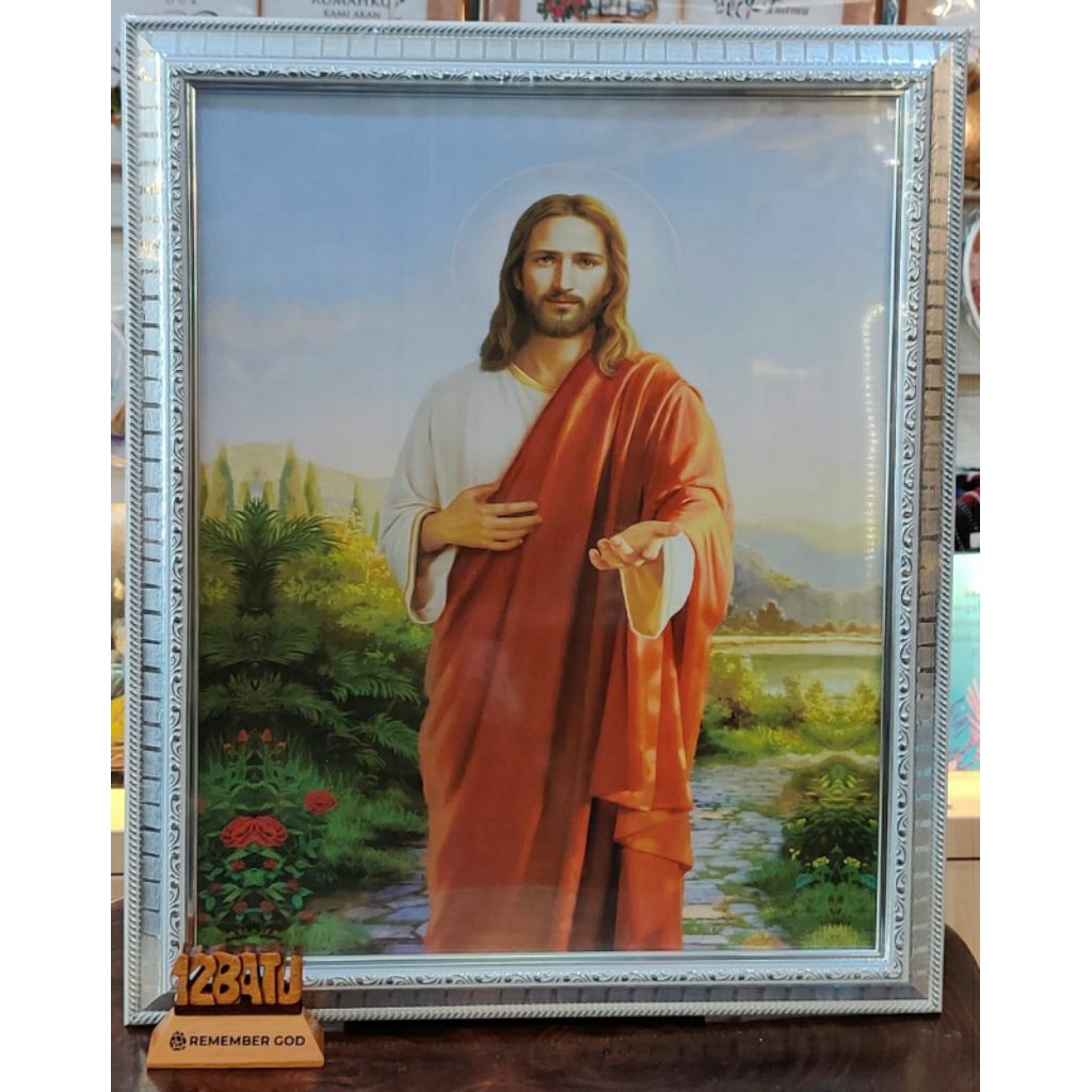 Jual PAJANGAN BINGKAI ROHANI TUHAN YESUS | Shopee Indonesia