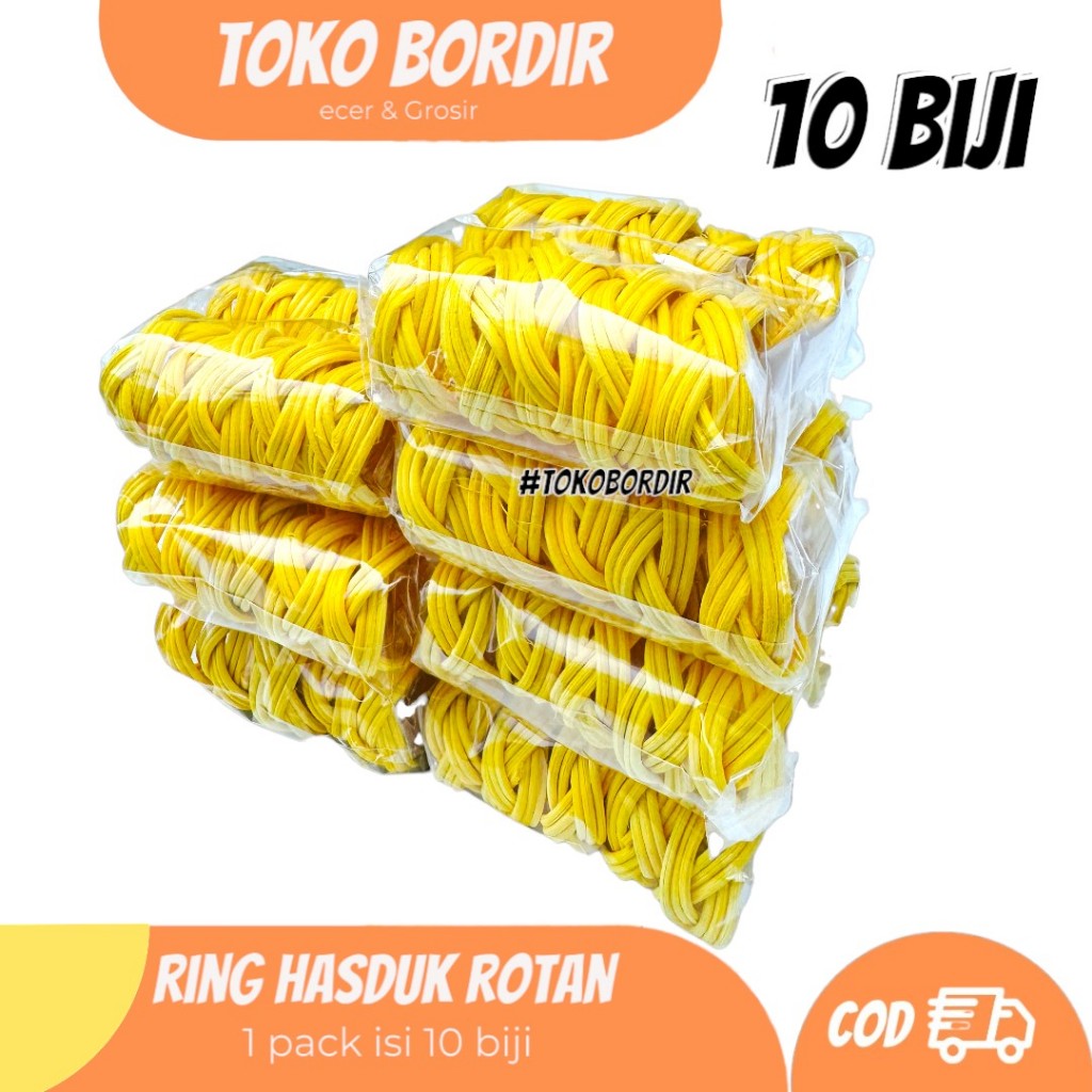 Jual Ring rotan / ring hasduk rotan perpack isi 10 pcs | Shopee Indonesia
