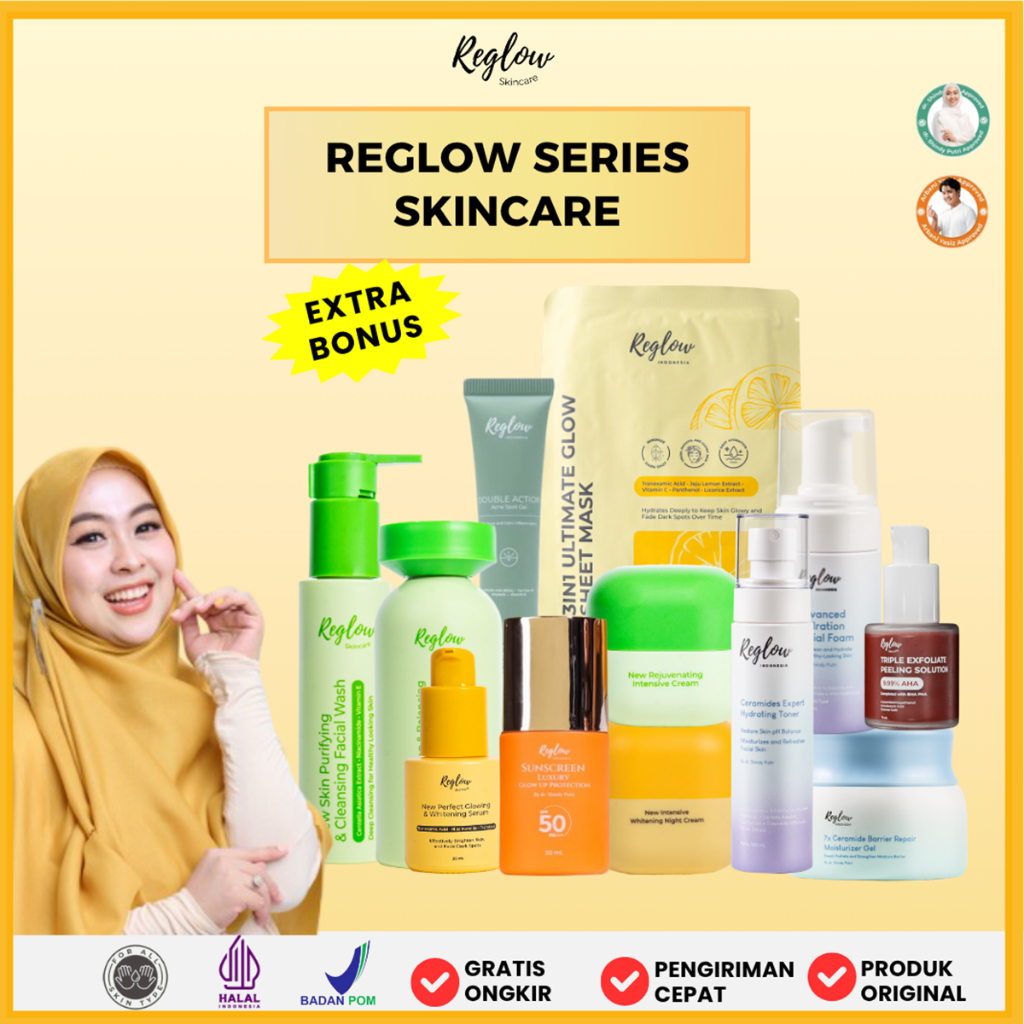 Jual Reglow Original Skincare Perawatan Kulit Wajah Glowing Skin ...