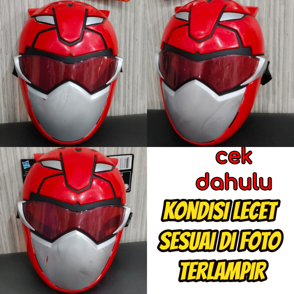 Jual Topeng Power Rangers Beast Morphers RED RANGER MASK Hasbro ...