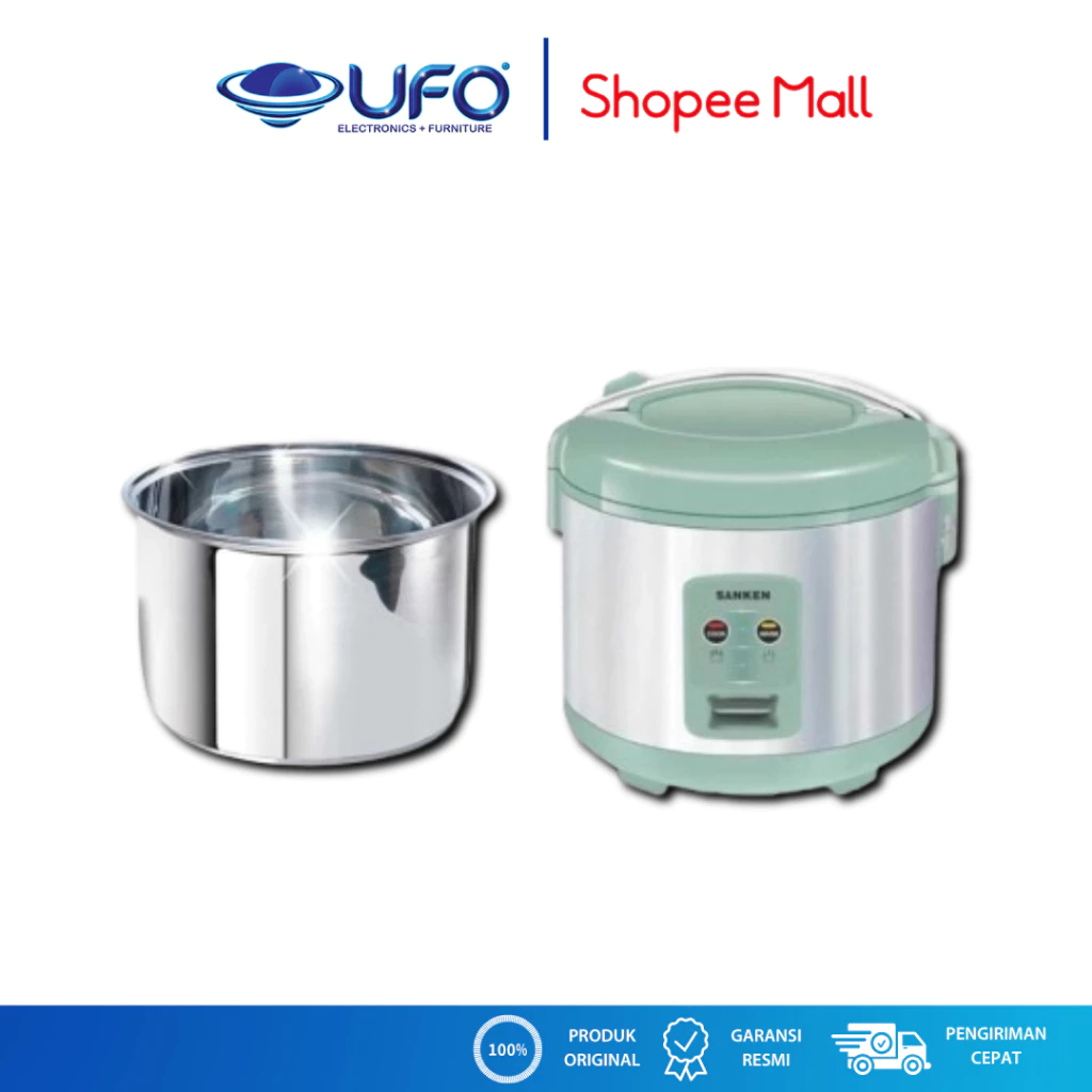 Jual Sanken Rice Cooker 3 in 1 1.8 Liter SJ2000M-LG | Shopee Indonesia