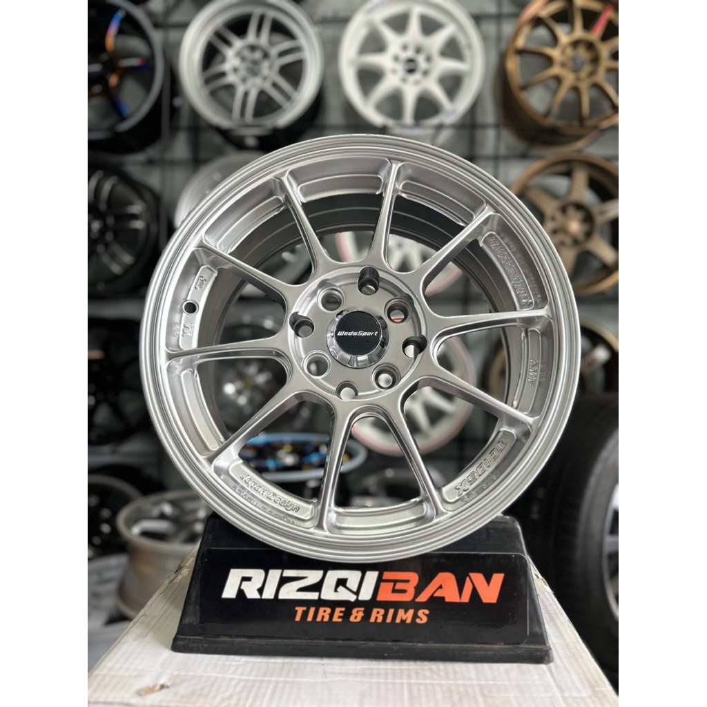 Jual velg wedsport tc105 r15 hyper silver lebar 7 et40 kondisi baru ...