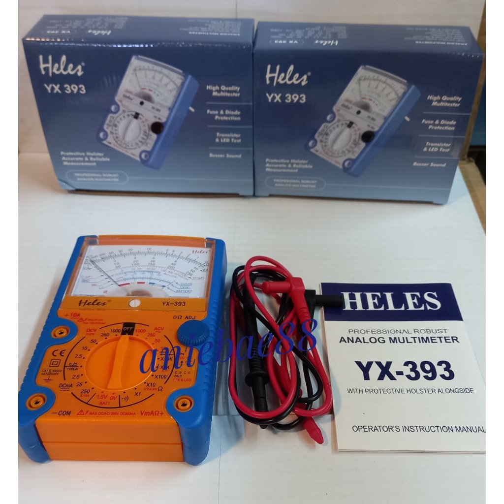 Jual Multitester / Teater Heles YX-393 Analog Orig | Shopee Indonesia