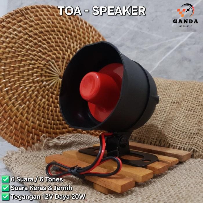 Jual TOA ALARM / SIRINE ALARM / SPEAKER MOBIL 6 TONES - 6 SUARA ...