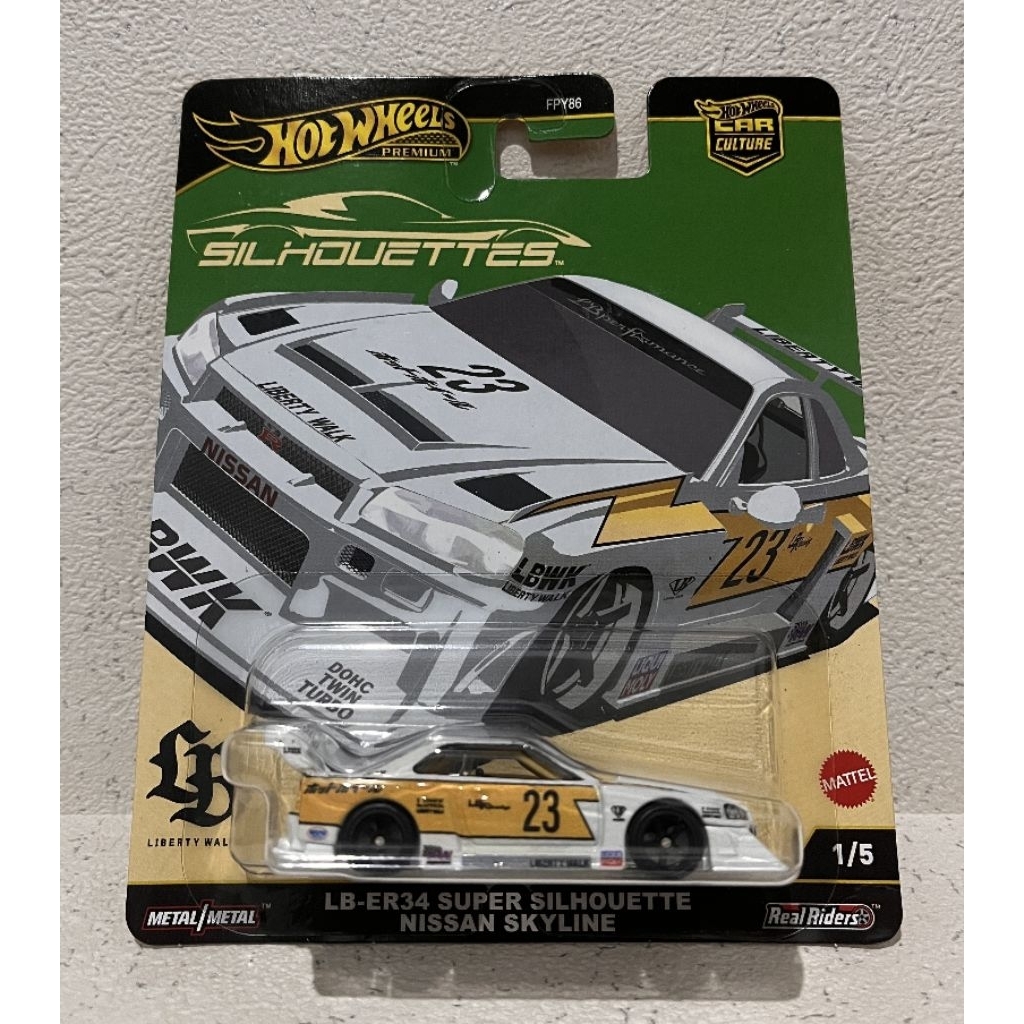 Jual HOT WHEELS PREMIUM NISSAN R34 SILHOUETTE CAR CULTURE LB-ER34 SUPER ...